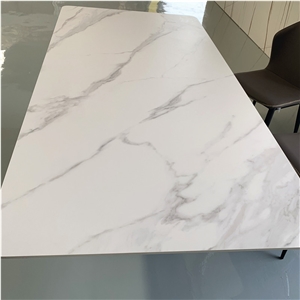 Porcelain Artificial Stone Dining Table For Home Decoration