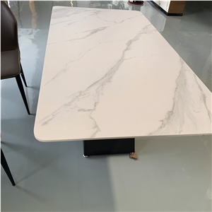 Porcelain Artificial Stone Dining Table For Home Decoration