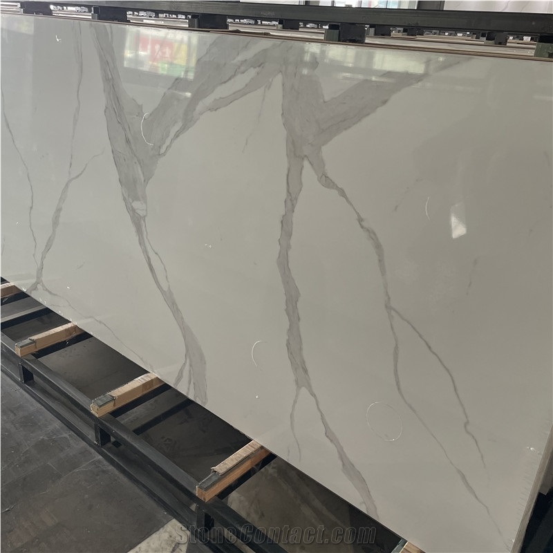 Sintered Stone Slabs, Tile With White Vein For  Floor,Wall And Background