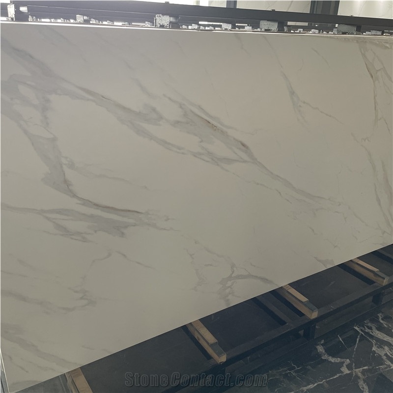 Sintered Stone Slabs, Tile With White Vein For  Floor,Wall And Background