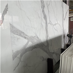 Sintered Stone Slabs, Tile With White Vein For  Floor,Wall And Background