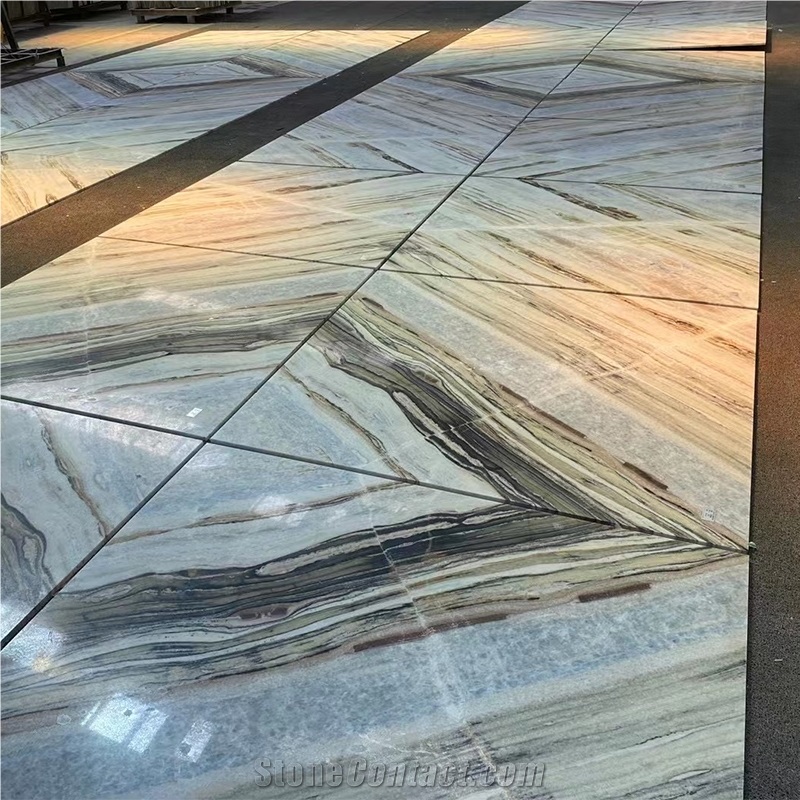 Blue Danube Marble Slab For Floor And Wall