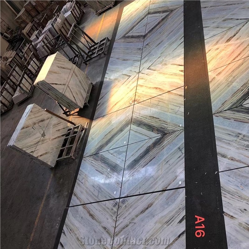 Blue Danube Marble Slab For Floor And Wall