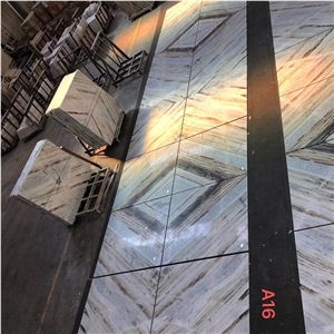 Blue Danube Marble Slab For Floor And Wall