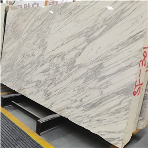 Calcutta Calacatta White Italy Marble Slab For Indoor