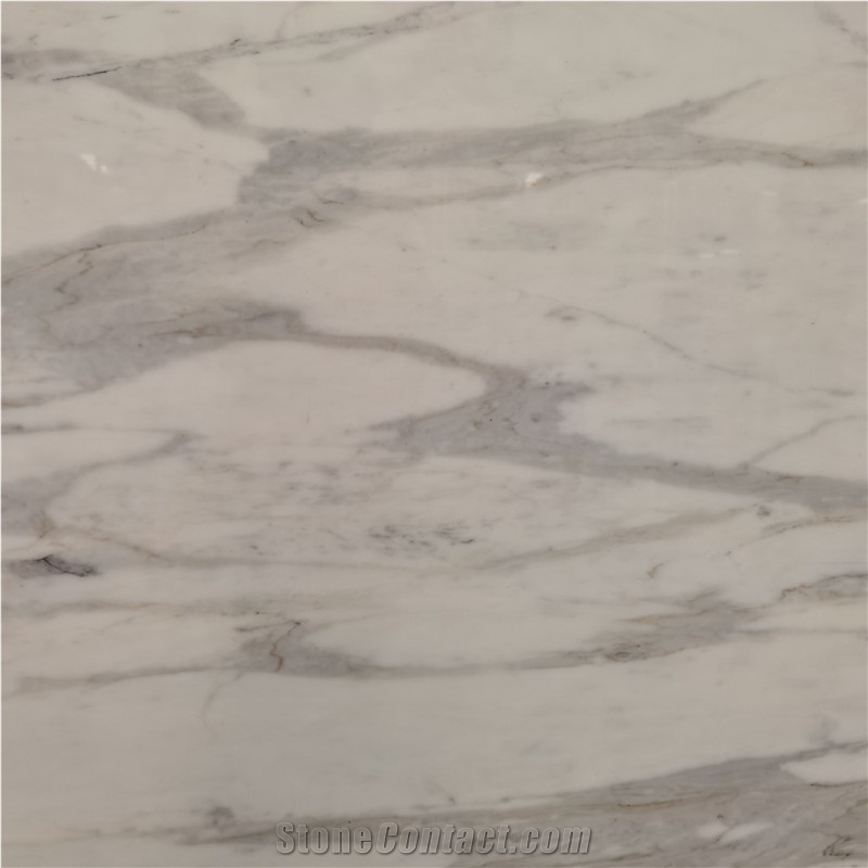 Calcutta Calacatta White Italy Marble Slab For Indoor