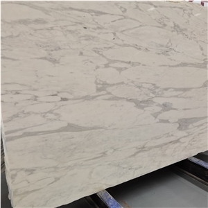 Calcutta Calacatta White Italy Marble Slab For Indoor