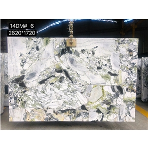 China Primavera Lux Beauty Calacatta Verde Colorful Marble