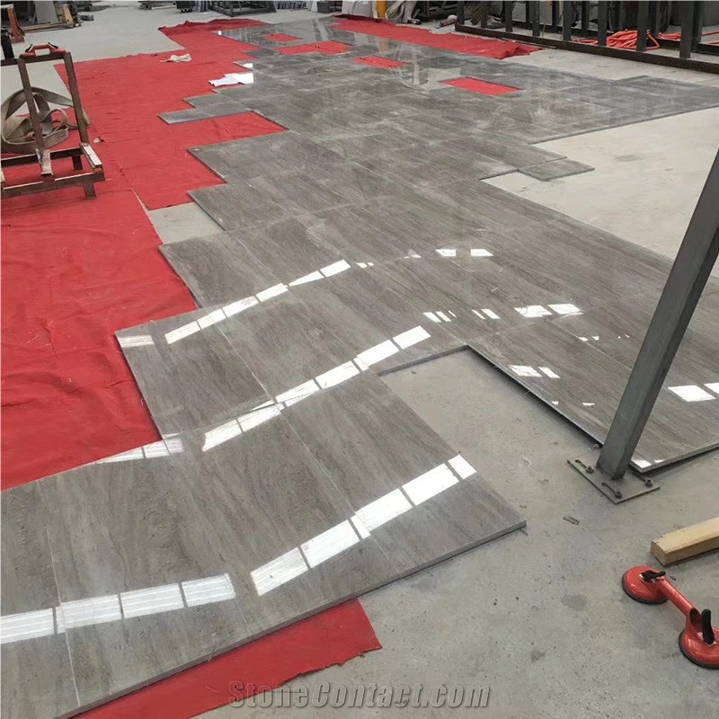 Crimean Wood Grey Marble  Polished Slabs & Tiles