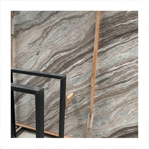 Dreamlike Brown Fantasy India Granite Slab For Countertop