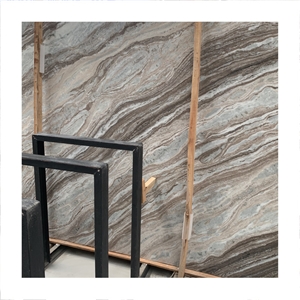 Dreamlike Brown Fantasy India Granite Slab For Countertop