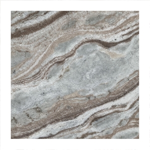 Dreamlike Brown Fantasy India Granite Slab For Countertop