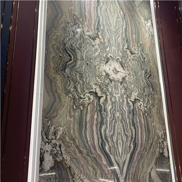 Exotic Stone Blue Louise Quartzite Slab