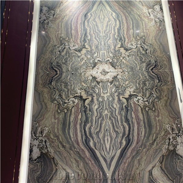Exotic Stone Blue Louise Quartzite Slab