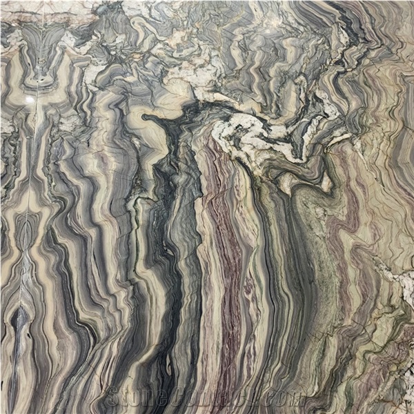 Exotic Stone Blue Louise Quartzite Slab