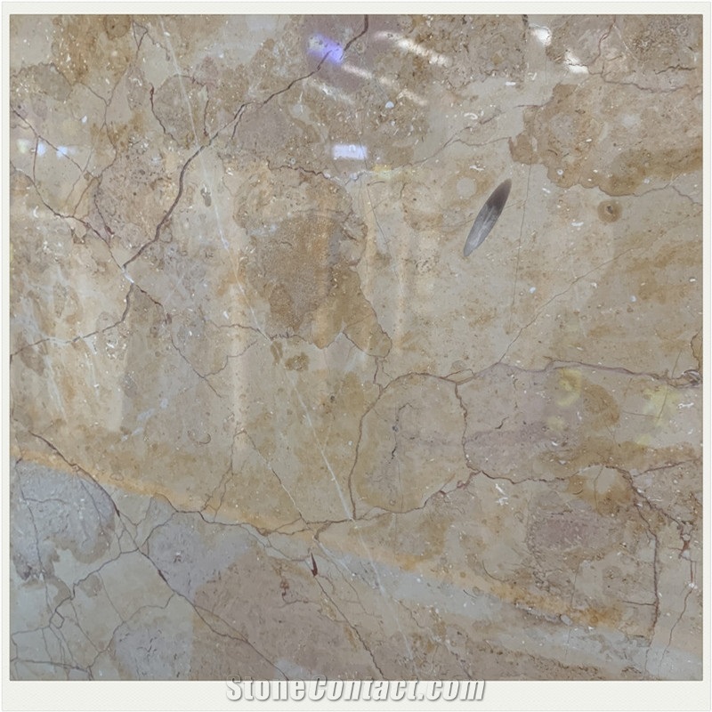 Golden Rose Beige Marble Floor Tile Natural Stone