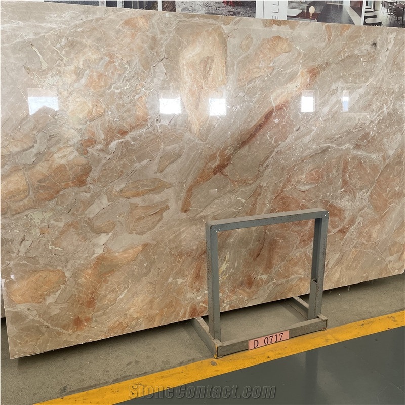 Italy Breccia Oniciata Pink Custom Cut Pieces Marble