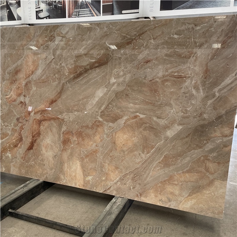 Italy Breccia Oniciata Pink Custom Cut Pieces Marble
