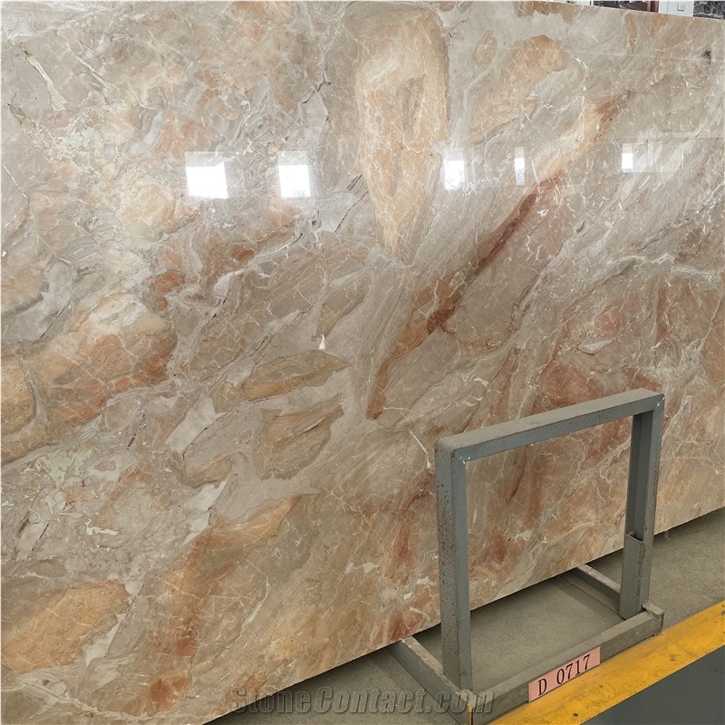 Italy Breccia Oniciata Pink Custom Cut Pieces Marble