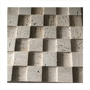 Natural Split Stone Travertine Marble Mosaic Wall Tile