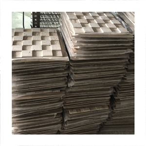 Natural Split Stone Travertine Marble Mosaic Wall Tile