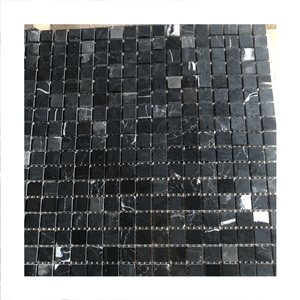 Nero Margiua Black Marble Mosaic Tile For Wall Design Nero Margiua Black Marble Mosaic Tile For Wall Design