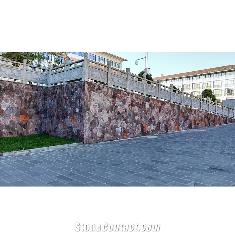 Red Basalt Stone Price Lava Stone Wall Cladding