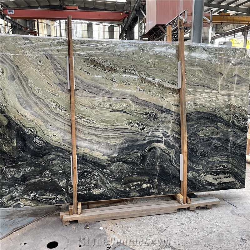 Twilight Light Green Marble Slab For Luxury Interior