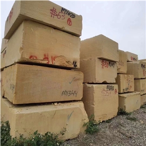 Yellow Sand Stone Slab For Exterior Wall Cladding Tiles