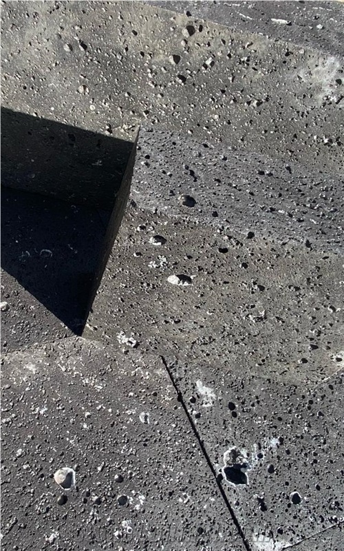 Hole Lava Stone Surface Basalt Stone Tiles