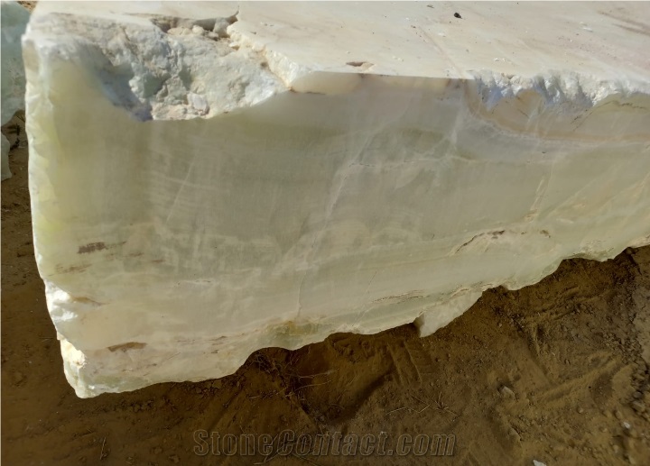 Afghanistan Light Green Onyx Block