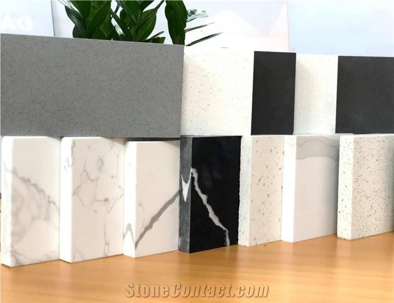 Matchbook Quartz Slab For Kitchen And Bathroom