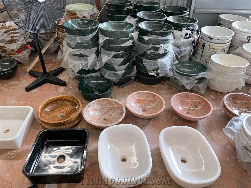 Vietnam Marble Basin Sink And Bowl