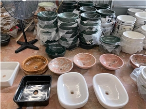 Vietnam Marble Basin Sink And Bowl