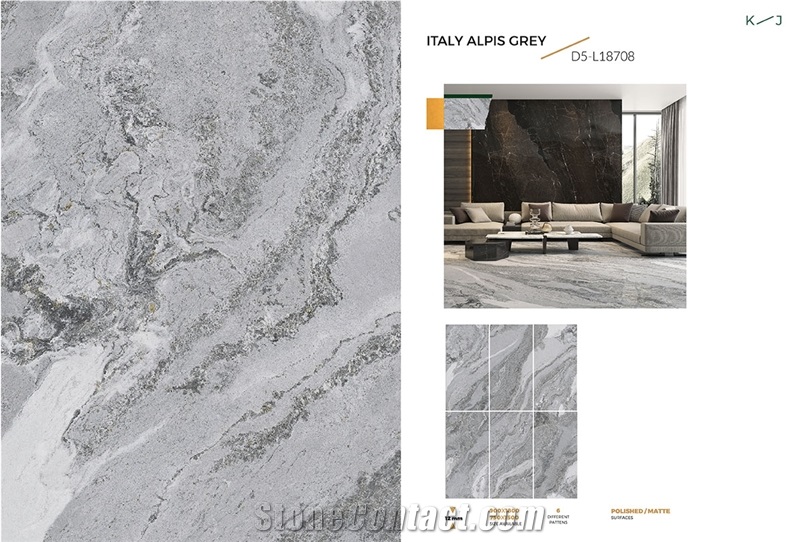 Deer Marble Porcelain Slabs