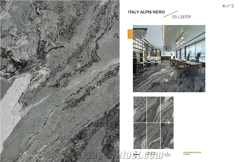Deer Marble Porcelain Slabs