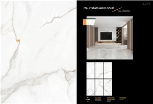 Grey Marble Looks Sintered Stone Slabs, Wall Panels