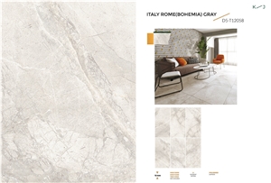 High Abrasive Resistance Glazed Sintered Stone Marble Looks Slabs, Tiles