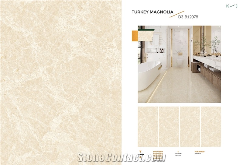 High Abrasive Resistance Glazed Sintered Stone Marble Looks Slabs, Tiles