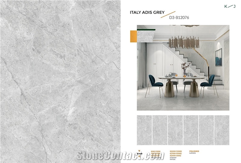 High Abrasive Resistance Glazed Sintered Stone Marble Looks Slabs, Tiles