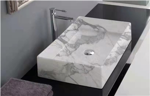 Natural Stone Marble Sinks For Bathroom