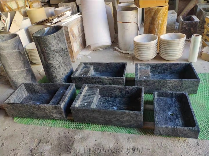 Prefab Stone Sink Marble Sink For Kitchen