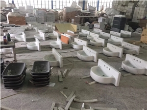 Prefabricated Natural Stone Bathroom Sinks