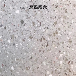 Amazon Grey Terrazzo Tiles, Artificial Stone Tiles