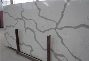 Carrara White Artificial Marble Non-Porous Surface