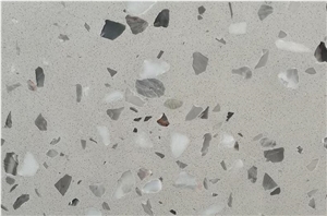 Keynes Grey Terrazzo Tile Commercial Project Floor Pattern