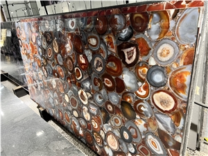 Red Agate Semiprecious Slabs , Gem Stone