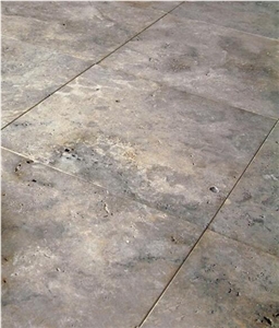 Afyon Silver Travertine Slabs & Tilesturkey Grey Travertine