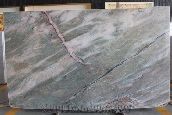 Alexandrita Quartzite China Green Translucent Quartzite Slab