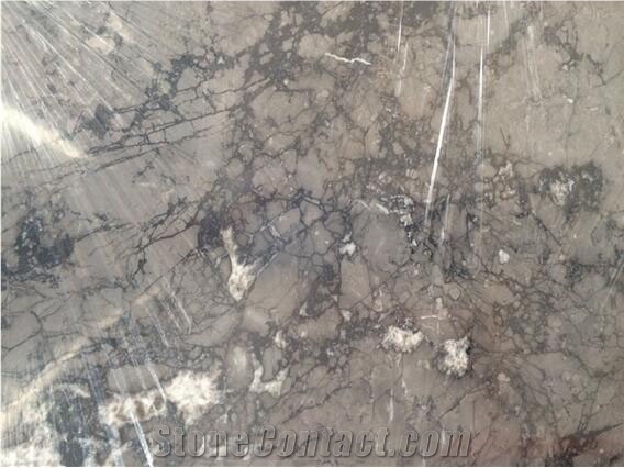 Anatolian Silver Marble Slab, Turkey Grey Marble